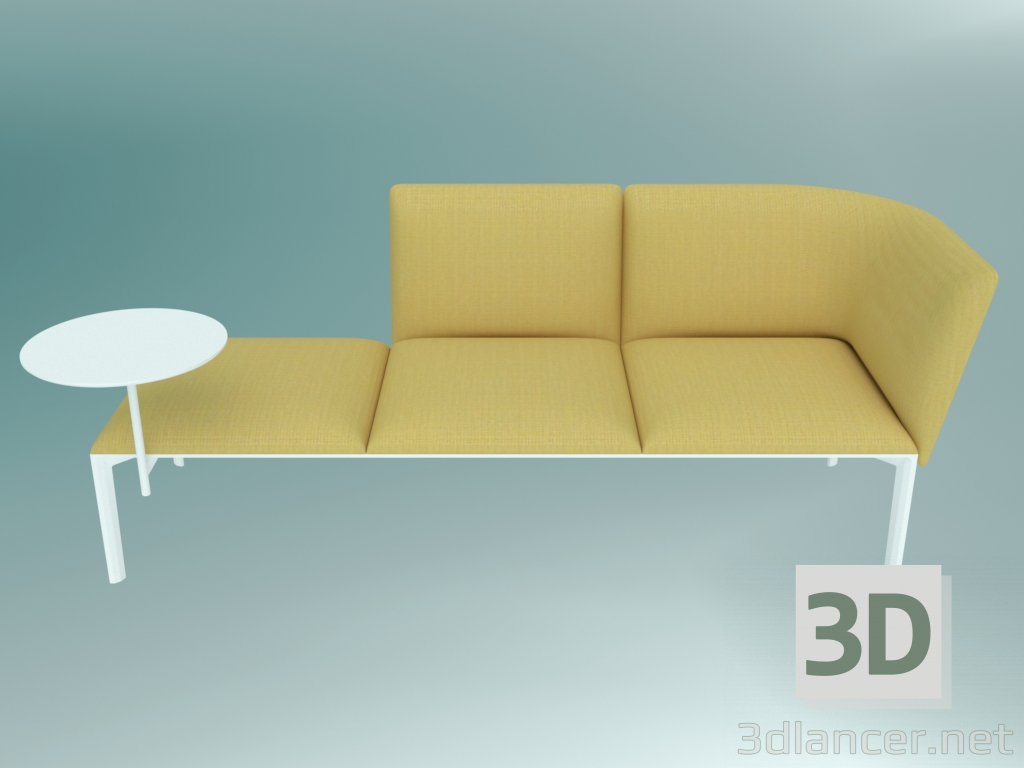 modèle 3D Canapé modulable avec table ADD Classic - preview