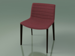 Chair 2085 (4 wooden legs, with fabric upholstery, wenge)
