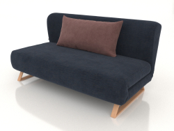 Sofa bed Rosy 3-seater (blue-coral)