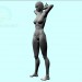 3D modeli kadın-3 - önizleme