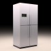 3d модель Холодильник двухдверный – превью
