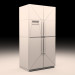 3d модель Холодильник двухдверный – превью
