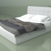 3d model Double bed Bari 1.6 m - preview