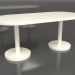 3D modeli Yemek masası (1800x800x750, beyaz plastik renk) - önizleme