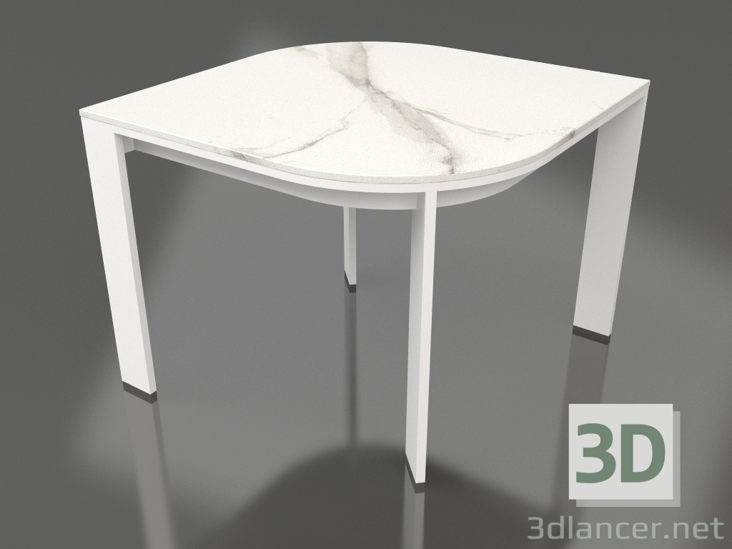 modello 3D Tavolino 45 (Bianco) - anteprima