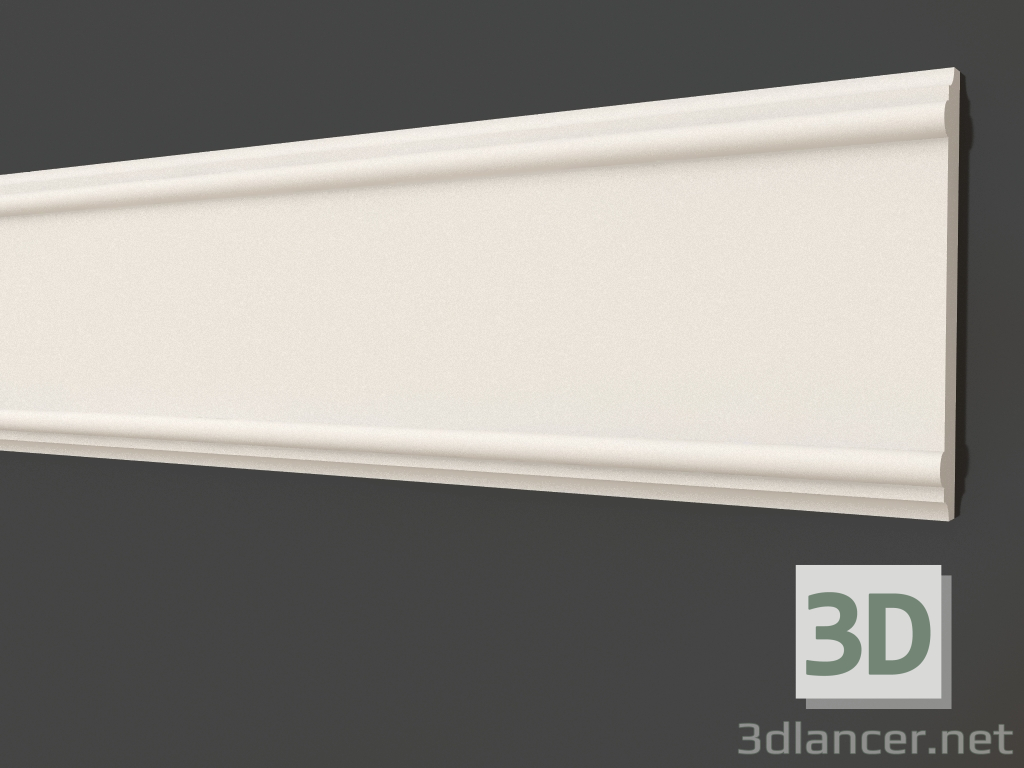 3d model Plaster molding LG 077 (125x18) - preview