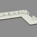 3 डी मॉडल मॉड्यूलर चमड़े के सोफे fianco 144 - पूर्वावलोकन