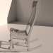 3d Кресло качалка. модель купить - ракурс