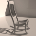 3d Rocking chair. model buy - render