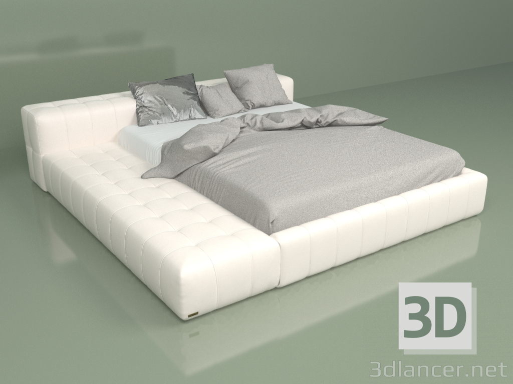 3 डी मॉडल डबल बेड ब्रेस्ट एक्सएल 1.6 वर्ग मीटर - पूर्वावलोकन