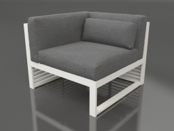 Modulares Sofa, Abschnitt 6 links (Achatgrau)