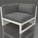 3D Modell Modulares Sofa, Abschnitt 6 links (Achatgrau) - Vorschau