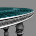3d Round table model buy - render