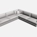 Modelo 3d Sofá de visão angular - preview