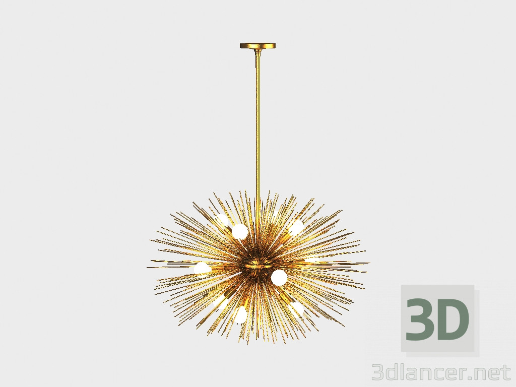 modello 3D Soffitto Zanadoo piccolo lampadario (89669m) - anteprima