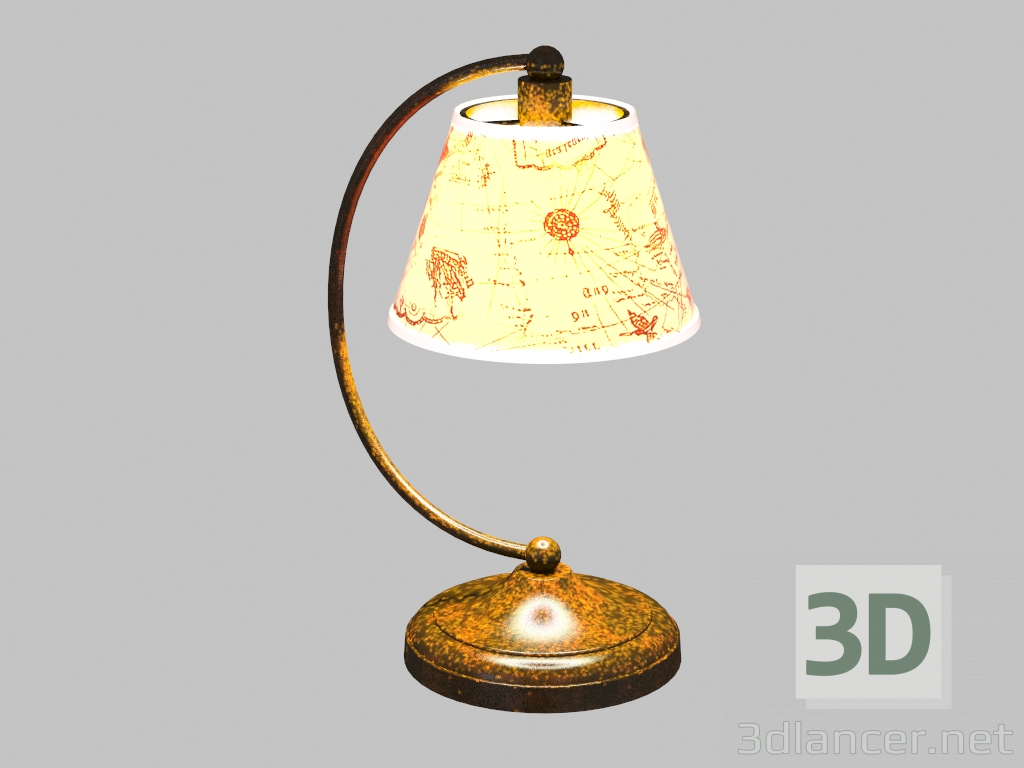 modello 3D lampada da tavolo Giro (1393-1T) - anteprima