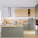3d Kitchen Nolte Corona 19Q | Legno 59C (corona PBR) model buy - render