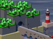 3D-Modell eines Eisenbahntunnels