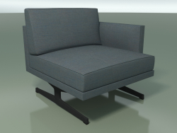 End module 5217 (left armrest, H-legs, one-color upholstery)