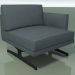 3d model End module 5217 (left armrest, H-legs, one-color upholstery) - preview