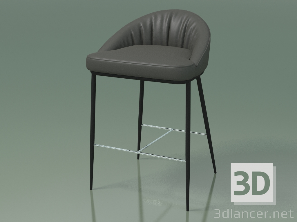 modèle 3D Chaise semi-bar Sheldon (112833, gris graphite) - preview