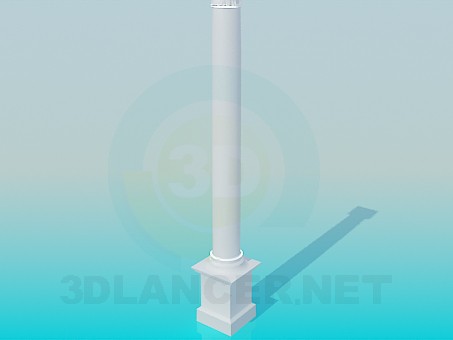modello 3D Colonna - anteprima