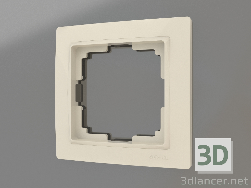 modèle 3D Cadre pour 1 poteau Snabb Basic (ivoire) - preview