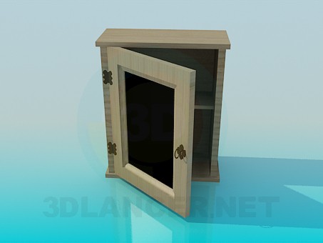 3d model Hinged cupboard - preview