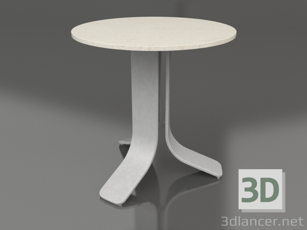 modèle 3D Table basse Ø50 (Gris agate, DEKTON Danae) - preview
