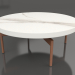 modèle 3D Table basse ronde Ø90x36 (Gris agate, DEKTON Aura) - preview