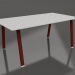 3d model Dining table 180 (Wine red, DEKTON) - preview