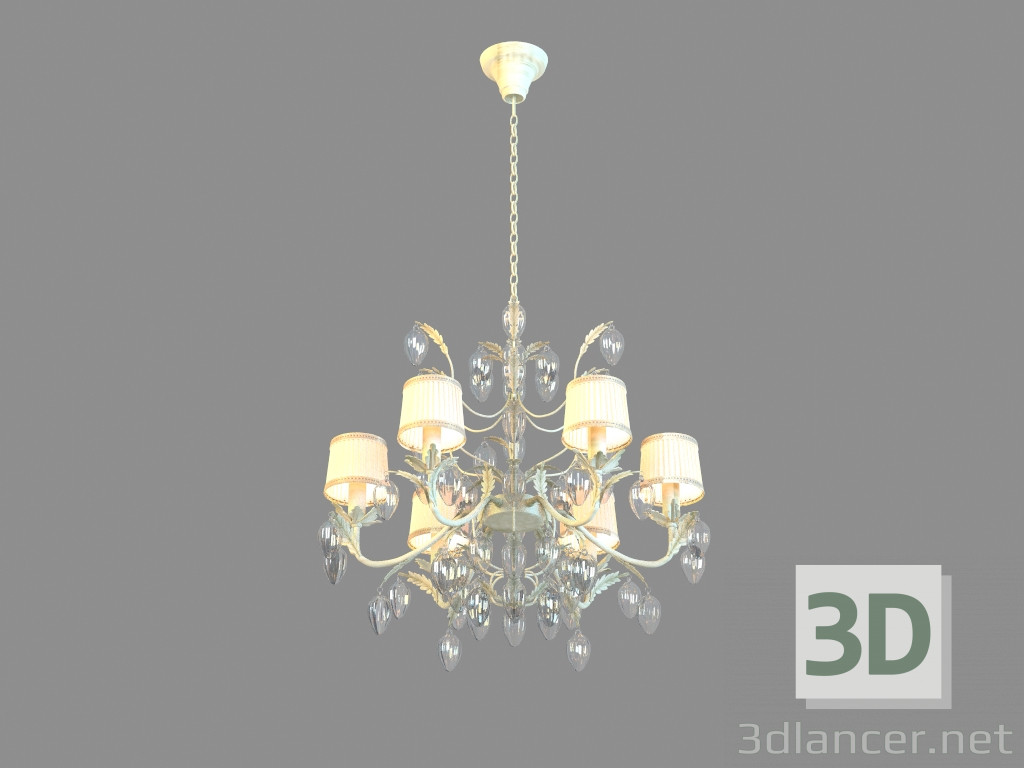 Modelo 3d Chandelier A1871LM-6WG - preview