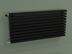 Radiador horizontal RETTA (10 secciones 1000 mm 60x30, negro mate)