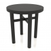 3d model Stool (straight end) JT 032 (D=400x430, wood black) - preview