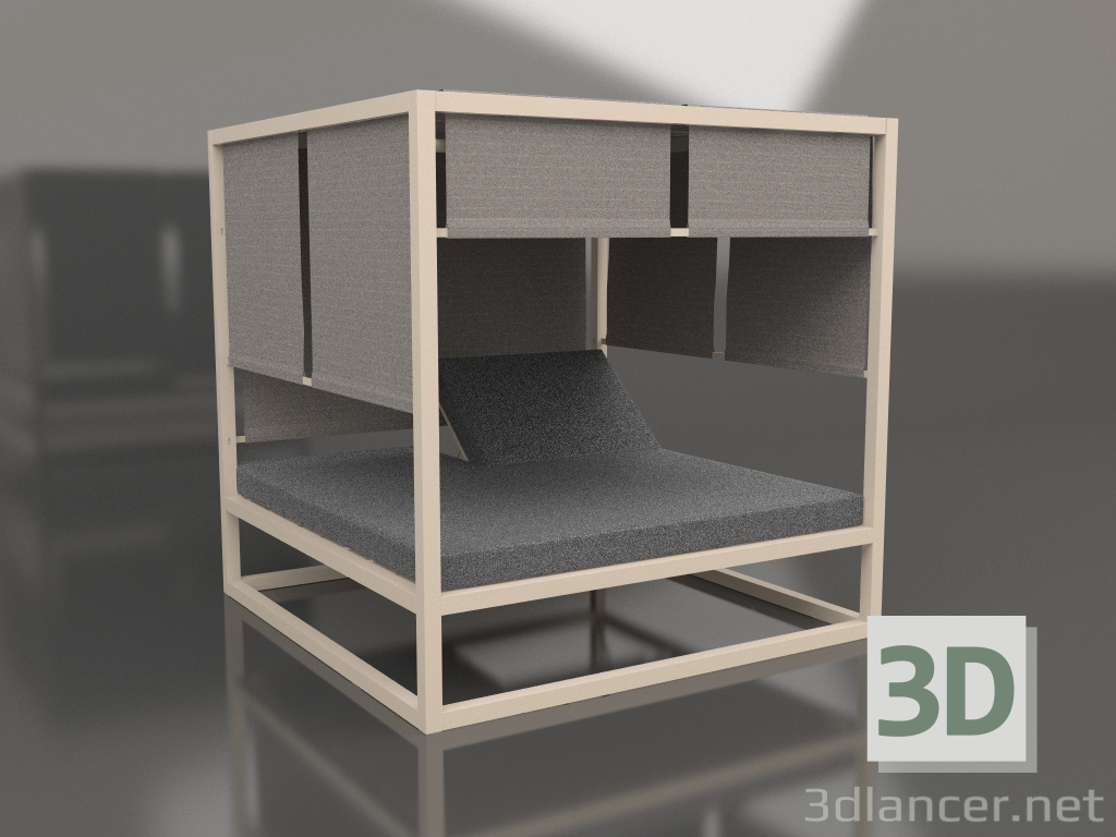 3D Modell Erhöhtes Sofa (Sand) - Vorschau