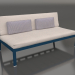 Modelo 3d Módulo de sofá, seção 4 (azul cinza) - preview