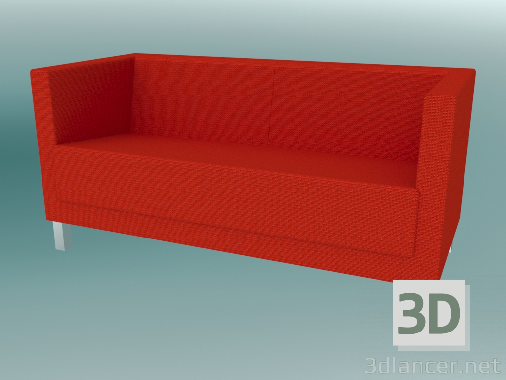modello 3D Divano 2,5 posti, con gambe (VL2.5 H) - anteprima