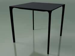 Table carrée 0800 (H 74 - 79x79 cm, stratifié Fenix F06, V39)
