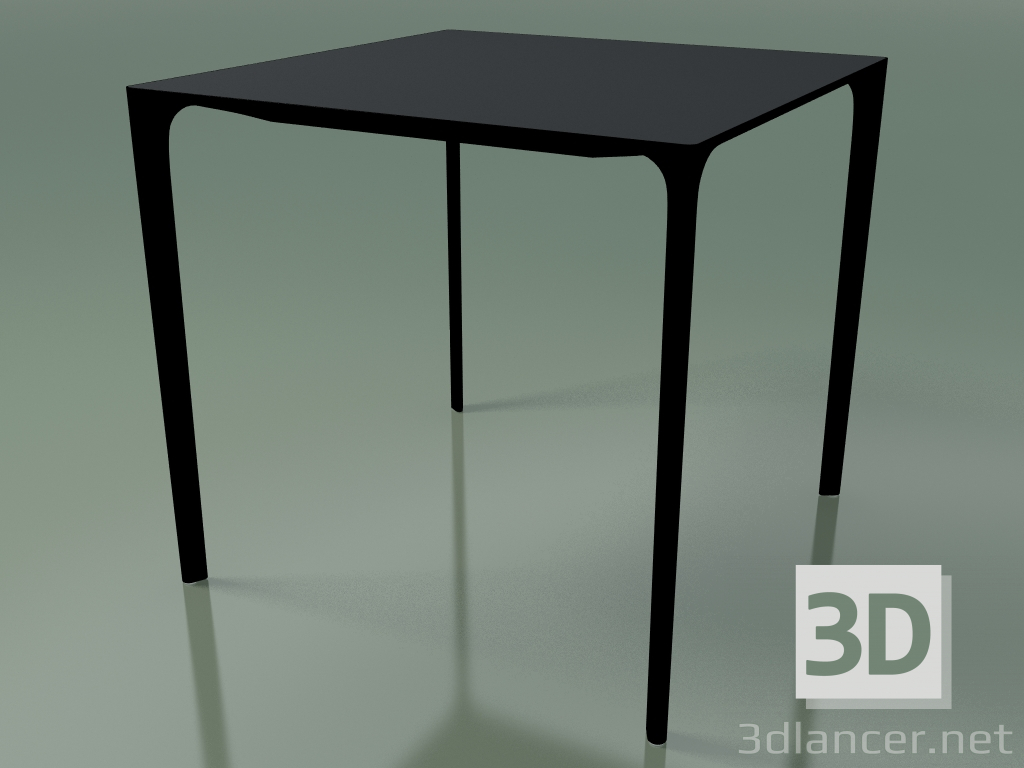 3d модель Стол квадратный 0800 (H 74 - 79x79 cm, laminate Fenix F06, V39) – превью
