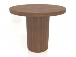 Dining table DT 011 (D=900x750, wood brown light)