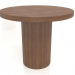 3d model Dining table DT 011 (D=900x750, wood brown light) - preview