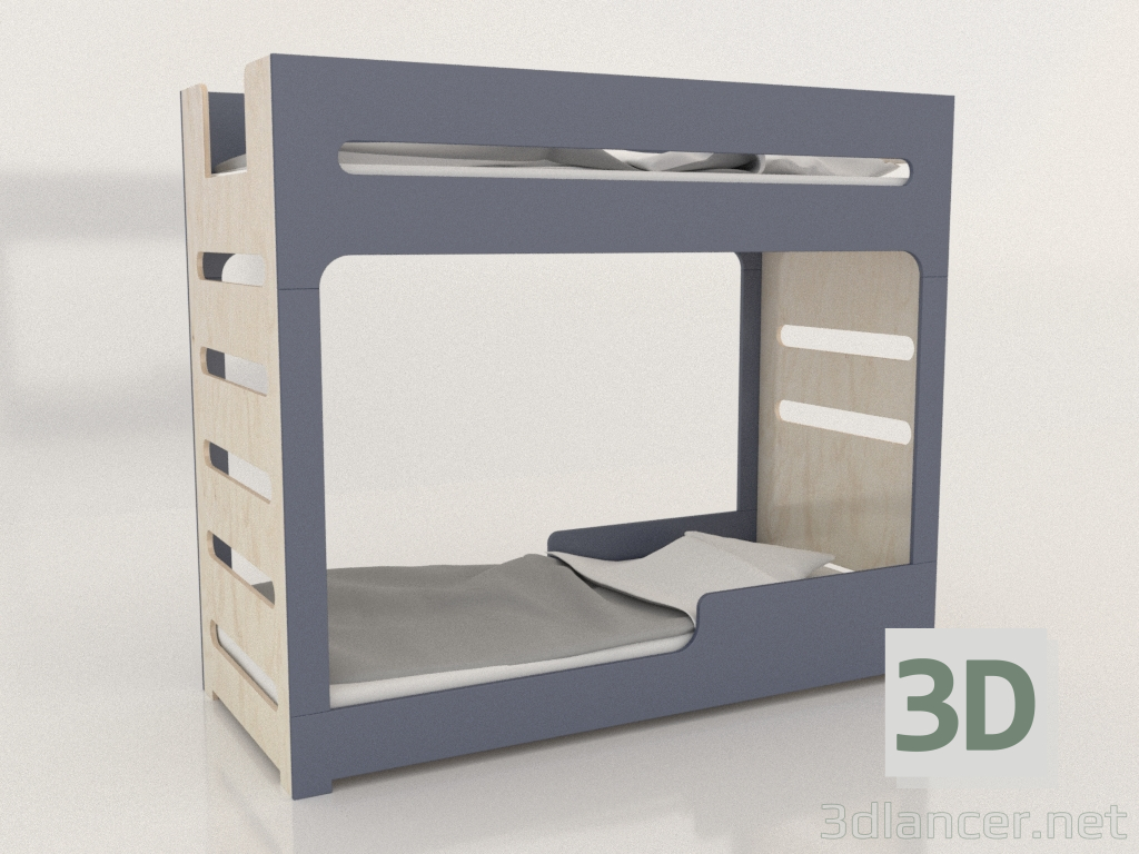 3d модель Ліжко двоярусне MODE F (UIDFA1) – превью