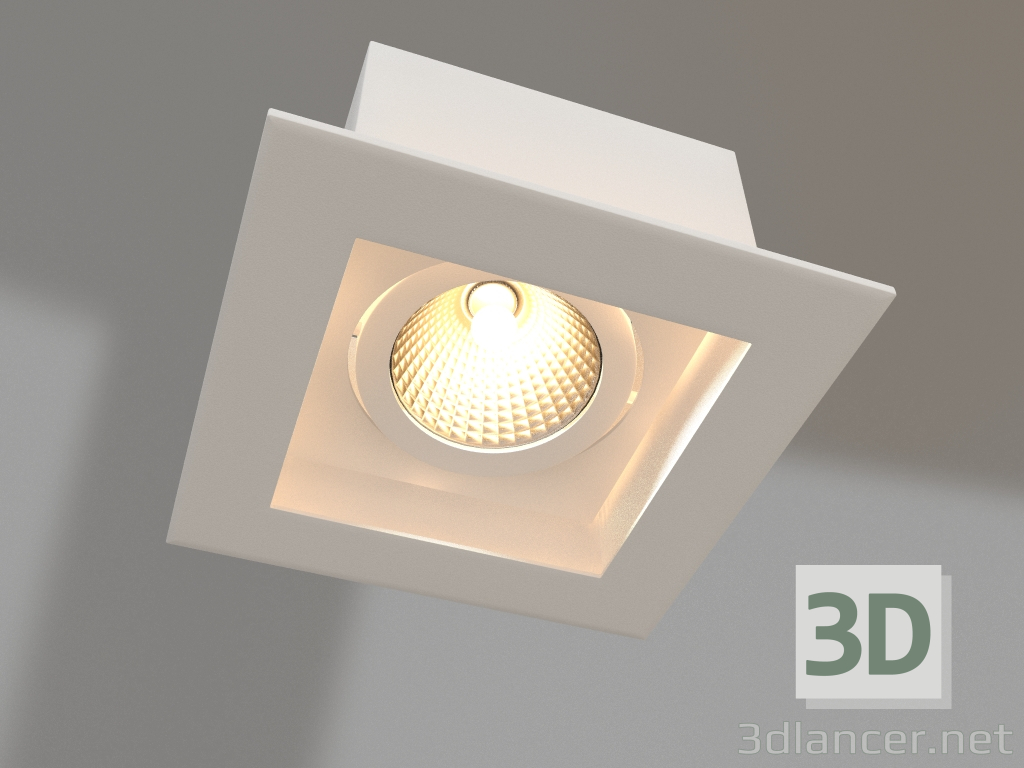 modello 3D Lampada CL-KARDAN-S102x102-9W Warm (WH, 38 gradi) - anteprima