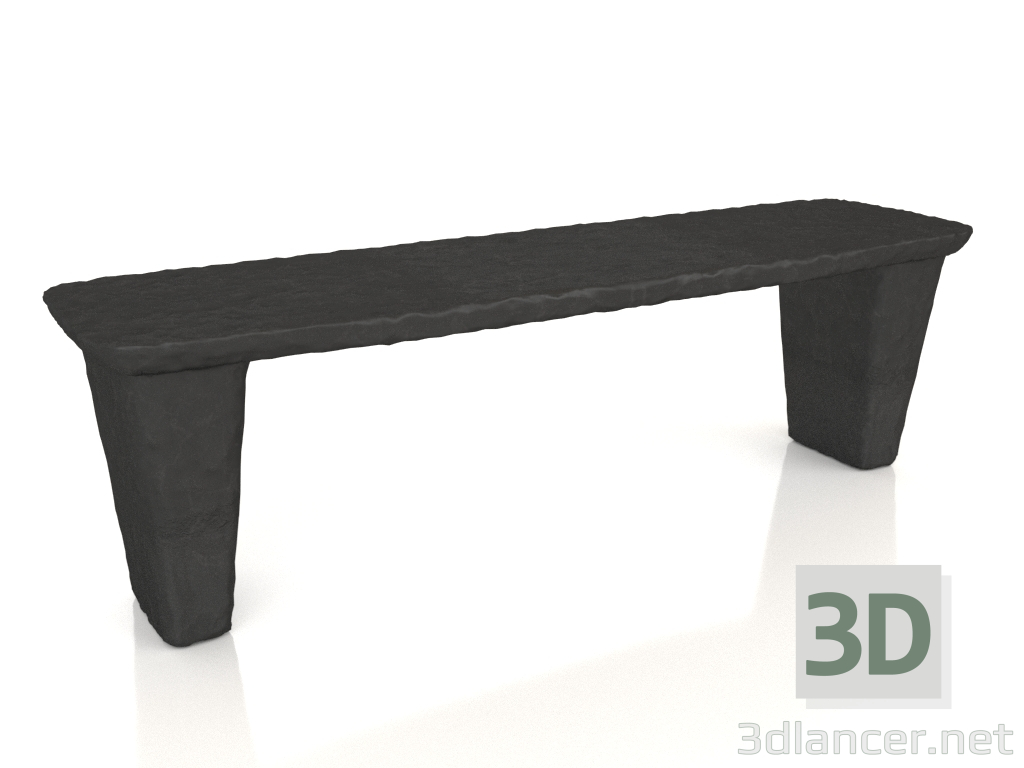 modèle 3D Table basse rectangulaire petite ZTISTA - preview