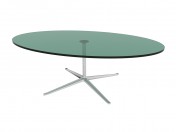 Стол X-table (400 h x oval top 1300 x 700)