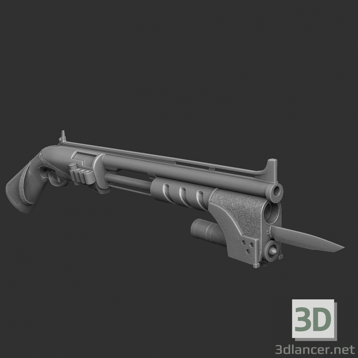 3d model Shotgun - preview