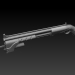 3D modeli av tüfeği - önizleme