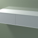 3D modeli Çift kutu (8AUFВB02, Glacier White C01, HPL P03, L 144, P 50, H 36 cm) - önizleme