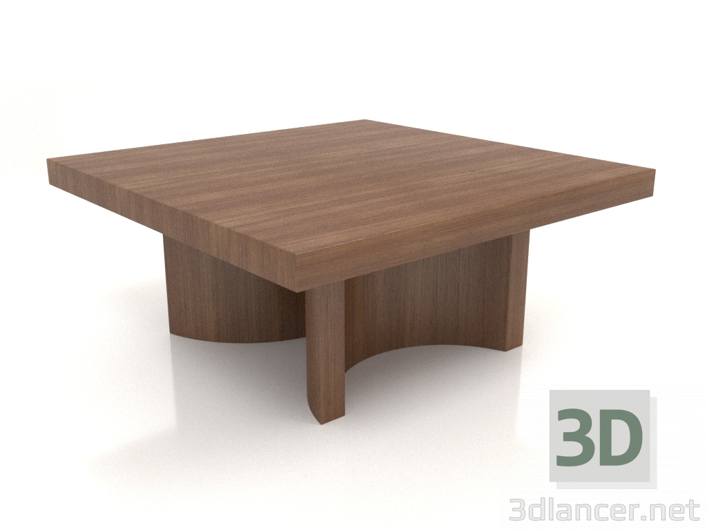 3 डी मॉडल कॉफी टेबल जेटी (800x800x350, लकड़ी की भूरी रोशनी) - पूर्वावलोकन