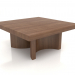 3 डी मॉडल कॉफी टेबल जेटी (800x800x350, लकड़ी की भूरी रोशनी) - पूर्वावलोकन
